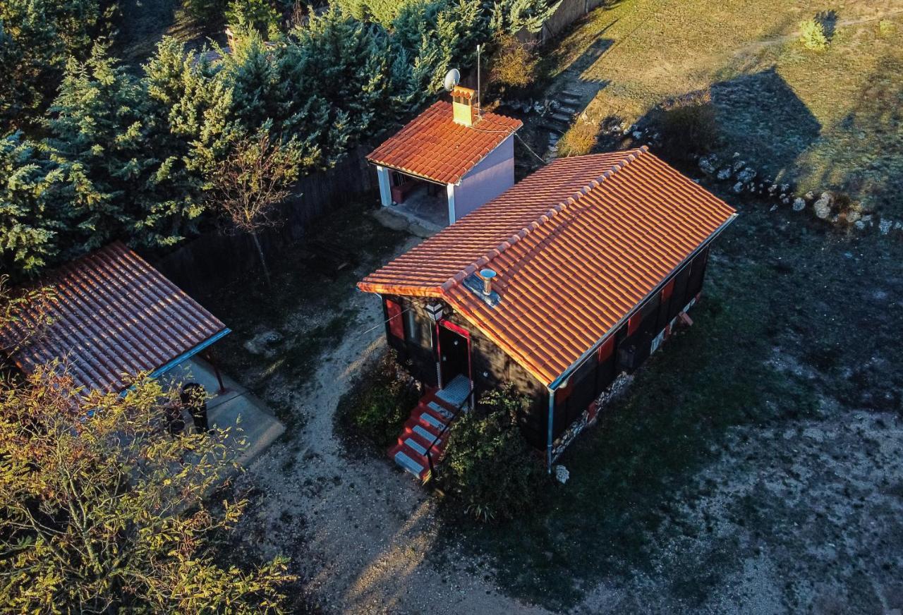Casa Rural La Canadiense Log Cabin Guest House Buenache de la Sierra Bagian luar foto
